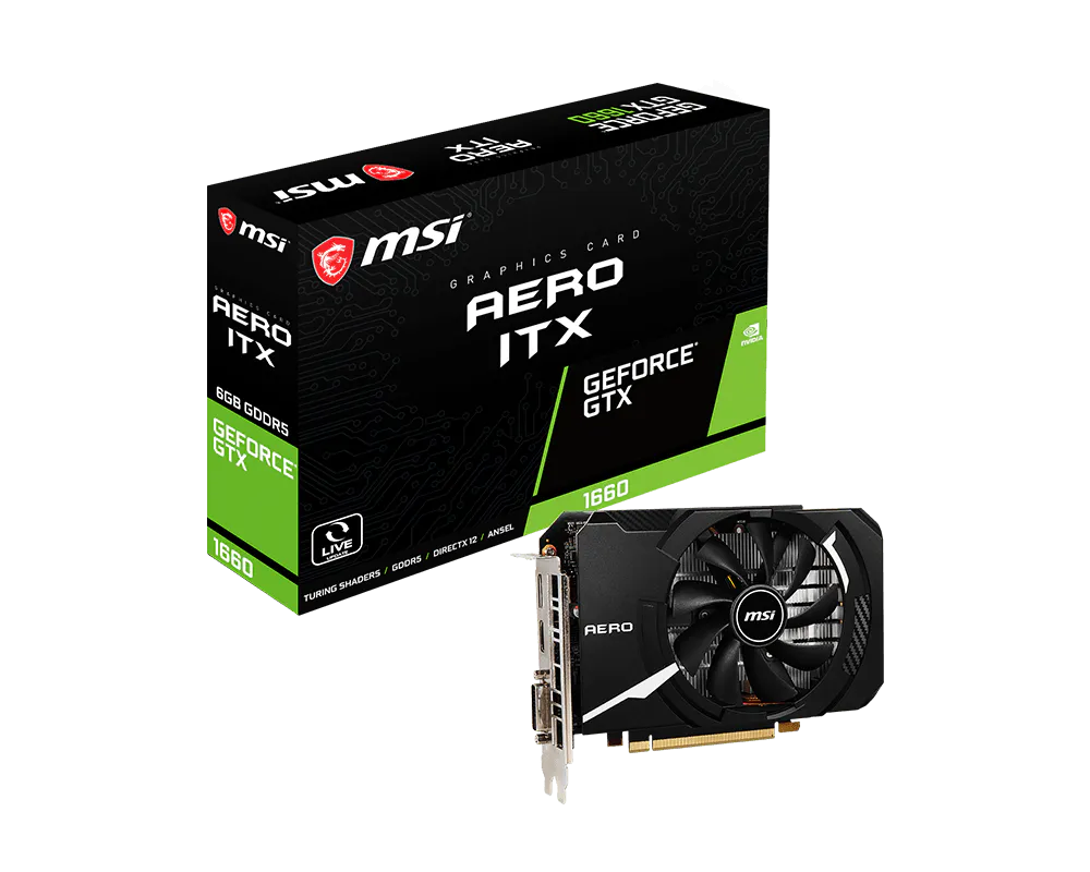 MSI GeForce GTX 1660 AERO ITX 6G V1